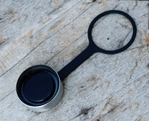 Vista 3 de Tapa para botella de agua deportiva de boca ancha, apta para botella Hydro Flask, Simple Modren, tapa plana de acero inoxidable de repuesto