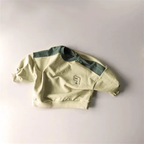 Vista 4 de Camisa de vestir para niños, tirantes recién nacidos, bebés, niñas, niños, otoño, retazos, algodón, 4 meses (verde, 1-2 años)