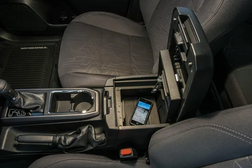 Vista 8 de Inserto de seguridad para consola de Toyota Tacoma 2016
