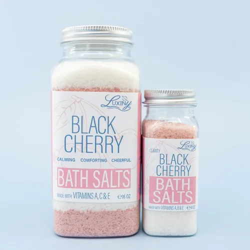 Vista 3 de Luxiny - Sales de baño relajantes para mujer, baño relajante con aceite de almendras hidratante y aceites aromáticos fabricados en los Estados