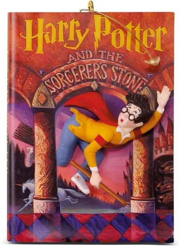 Vista 10 de Hallmark Keepsake Adorno navideño de Harry Potter (casi sin cabeza) con luz y sonido
