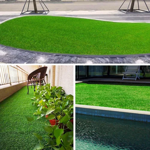 Vista 6 de FREADEM Césped artificial para perros mascotas de 10 x 11 pies, césped artificial con agujeros de drenaje, tapete de césped sintético