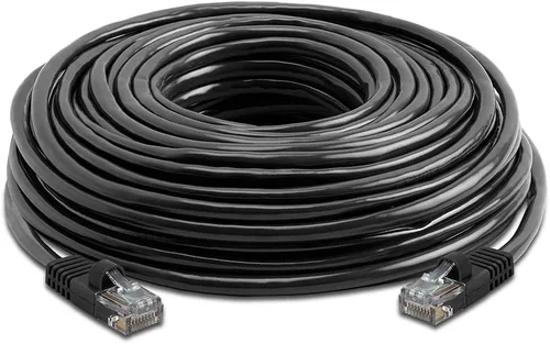 Vista 88 de Cmple - Cable Ethernet Cat5e de 1.5 pies, Cable Patch Ethernet UTP Cat 5e de 350 MHz, Cable LAN de red de 1 Gbps, conectores RJ45, compatible