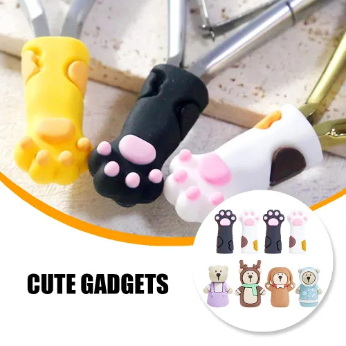 Vista 8 de 8 fundas protectoras para pinzas de gato, lindas fundas protectoras para cutículas de animales, para pinzas de pinza de uñas, etc