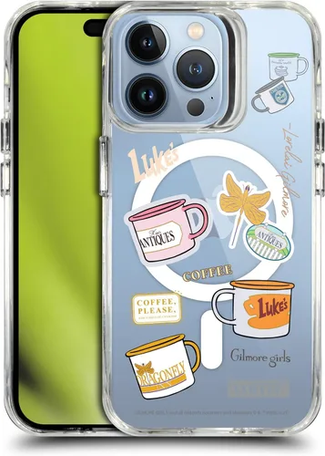 Vista 15 de Head Case Designs Gilmore - Funda negra a prueba de golpes con diseño de dibujos animados para niñas con licencia