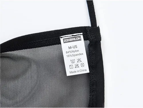 Vista 6 de TANBOM Tanga para hombre, con espalda en Y, de tiro bajo, transpirable, cómoda, de nailon, con bolsa