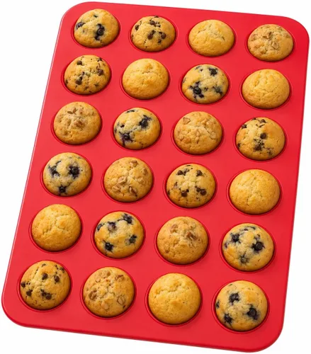 Vista 10 de Mrs. Anderson's Baking Molde de silicona para magdalenas jumbo de 6 tazas, silicona antiadherente de grado europeo