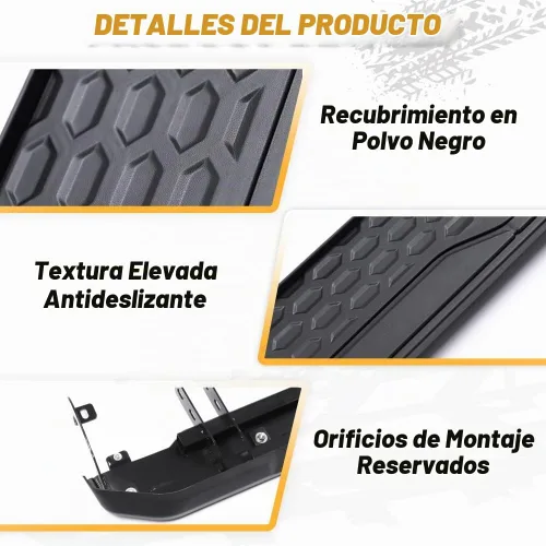 Vista 5 de Estribos laterales para 2023 2024 2025 2026 Honda CR-V CRV, estilo OE