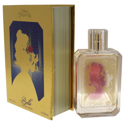 Vista 3 de Disney Princess Belle Eau de Toilette en espray para niños, 3.4 onzas