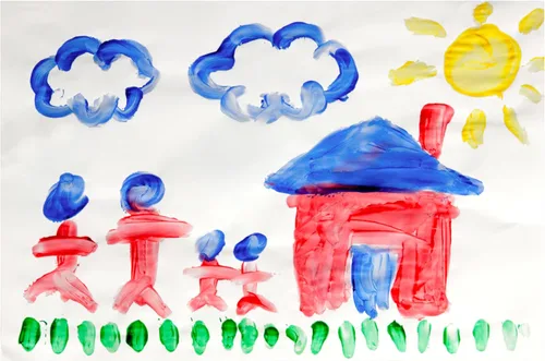 Vista 4 de Melissa & Doug Juego de pintura para dedos (4 piezas) - Rojo, Amarillo, Azul, Verde