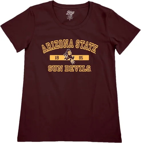 Vista 3 de Blue 84 NCAA - Camiseta con licencia oficial de la NCAA para mujer, color del equipo atlético