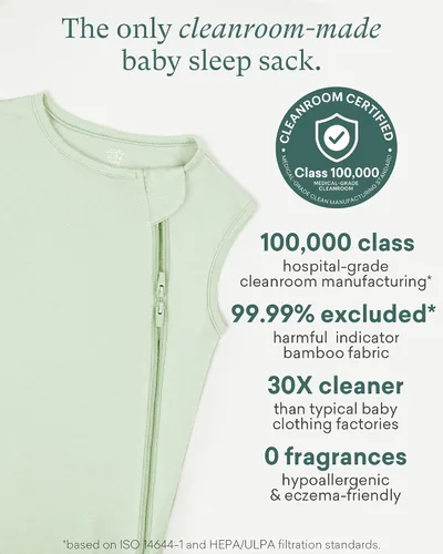 Vista 4 de PurComfy Saco de dormir súper suave de 0.5 TOG, saco de dormir de viscosa de bambú de primera calidad, manta delgada para bebé, saco de dormir