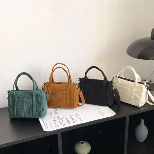 Vista 8 de Bolsos cruzados para mujer de pana, bolsos de hombro, bolsos cruzados, carteras, carteras, bolso pequeño de mano 2023