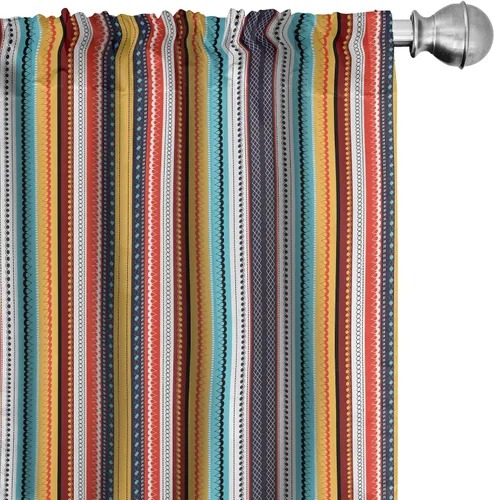 Vista 41 de Lunarable - Paneles de cortinas multicolor