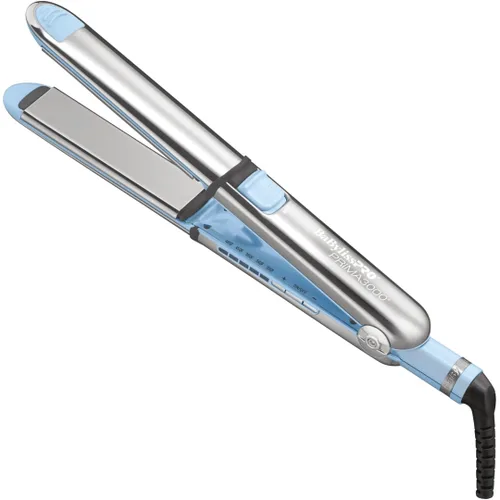 Vista 15 de BaBylissPRO Nano Titanium Prima Ionic Hair Straightener - Plancha plana profesional y rizador en uno para estilistas, herramienta de peinado Azul