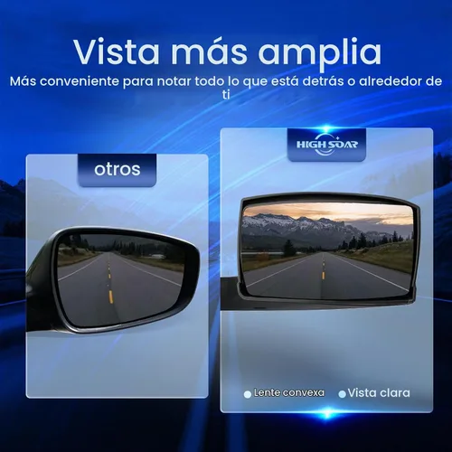 Vista 4 de Conjunto de retrovisor de capó High Soar para Volvo VNL (2004-2014), espejo de cofre de camión con brazo de repuesto para Volvo VNL lado izquierdo