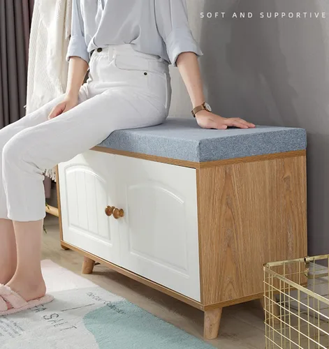 Vista 5 de Elegante cojín de banco de color sólido con lazos, cojín antideslizante para banco de interiores y exteriores, cojín de muebles de patio, cojín