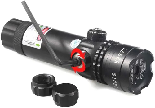 Vista 6 de Kit combinado láser verde y linterna de 1000 lúmenes con montaje en riel - Compatible con Mossberg 500 y Maverick 88 - Construcción de aluminio