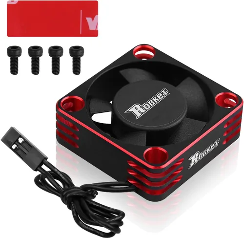 Vista 8 de Ventilador de enfriamiento del motor RC Disipador de calor del motor 28000RPM ESC Ventilador de enfriamiento para coche RC 1/8 1/10 1/12 escala 540