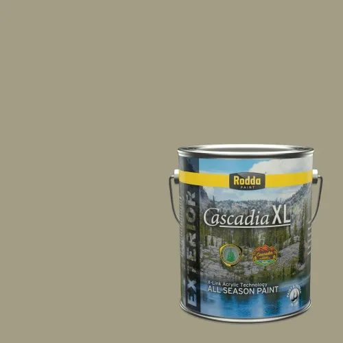 Vista 5 de Rodda Paint CASCADIA XL - Pintura e imprimación satinada para exteriores en uno, cuarto de galón, azul Madonna