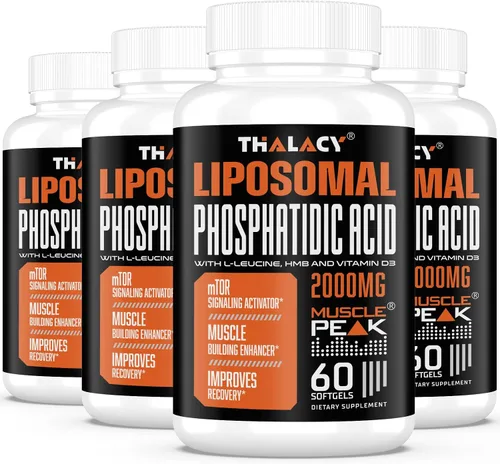 Vista 8 de 2000 mg de ácido fosfatídico liposomal (PA), suplementos de construcción muscular de alta absorción para hombres y mujeres Ganador de músculo