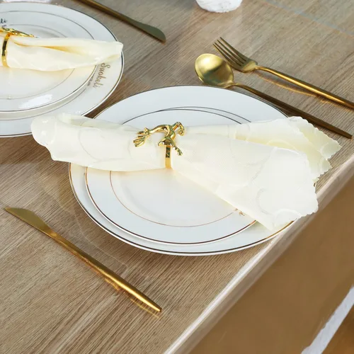 Vista 5 de Mixweer Protector Cubierta de Mesa de Vinilo Transparente Impermeable Mantel de Plástico para Mesa de Comedor Mantel de Encaje Blanco para Mesas