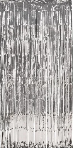 Vista 8 de 1 capa FR Gleam 'N Curtain (negro) accesorio de fiesta (1 unidad) (1/paquete)