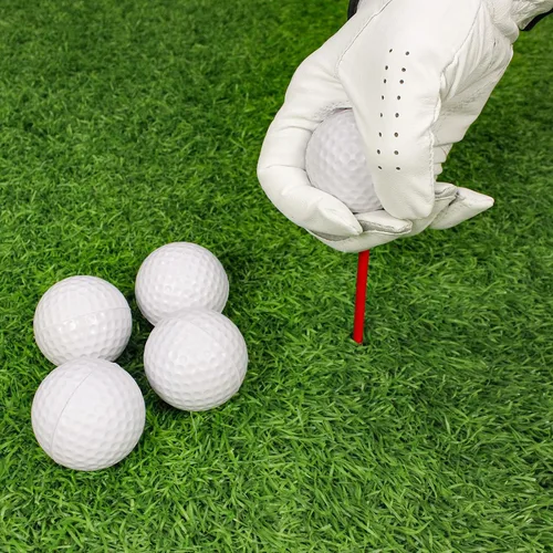Vista 5 de KOFULL Foam Golf Practice Balls, 24 Pack Realistic Feel and Limited Flight Training Balls for Indoor or Outdoor, Soft Practice Golf Balls for