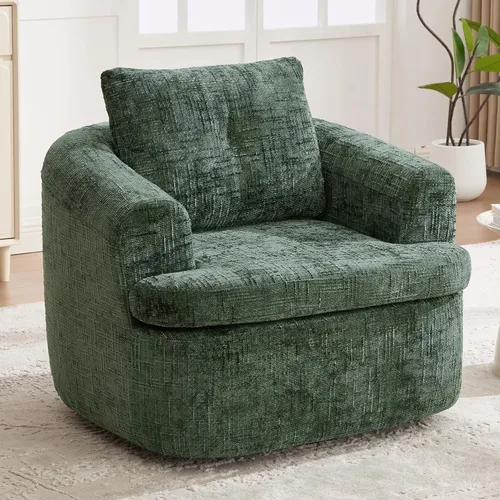 Vista 22 de Modern Velvet Armless Accent Living Room Chair,Upholstered Fabric Button Comfortable Leisure Chair with Wooden Legs for Bedroom,Office (Beige Velvet)