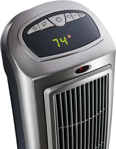 Vista 9 de Lasko Calentador de torre de cerámica digital oscilante para el hogar con termostato ajustable, temporizador y control remoto, 23 pulgadas, 1500 W