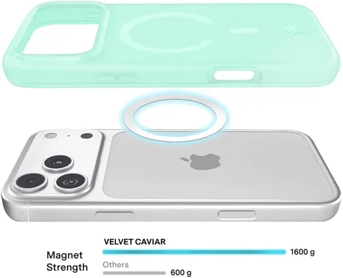 Vista 1374 de VELVET CAVIAR Funda para iPhone 15, compatible con MagSafe, probada contra caídas de 10 pies, fundas protectoras de diseño, leopardo color rosa