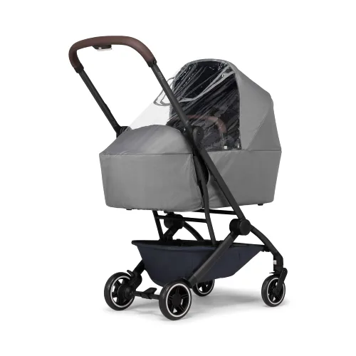 Vista 5 de Joolz AER+ - Funda para lluvia para cochecitos de invierno, resistente al viento y al agua, protector transparente de viaje para bebé, protección