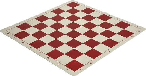 Vista 4 de Tablero de ajedrez de torneo de silicona reglamentaria - Cuadrados de 2.25" por la Federación de Ajedrez de los Estados