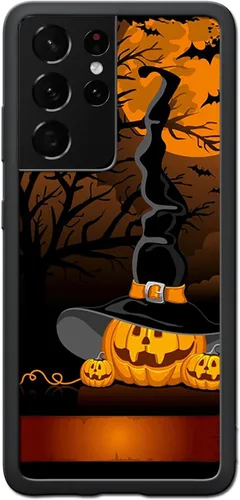 Vista 22 de Funda para Samsung Galaxy S20 5G - Funda de teléfono con patrón de casa embrujada de Halloween - Funda de TPU con protección de absorción de impactos