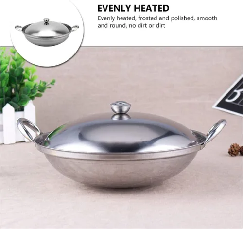 Vista 4 de SHERCHPRY 1 Unidades Cubierta Estufa de Alcohol Cocina Hogar Olla Caliente Herramienta Usada Cocina Acero Inoxidable Cocina Alcohol Estufa Pan
