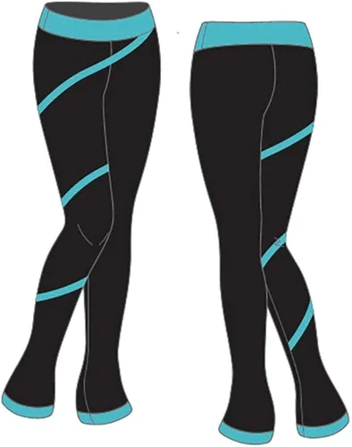 Vista 3 de ChloeNoel P06 - Pantalones de patinaje artístico en espiral
