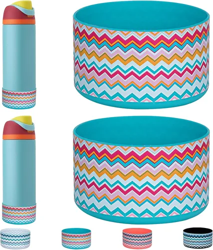 Vista 17 de WK IEASON 2 fundas de silicona para botella de agua Owala, base protectora para botella de agua Owala FreeSip Twist y Flip Flask accesorios