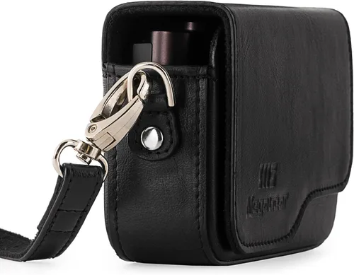 Vista 2 de Megagear Canon Powershot G9 X Mark Iı, G9 X Funda de cuero para cámara con correa - Negro - MG654