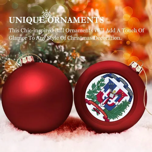 Vista 139 de Boobs Funny Shatterproof Matte Christmas Balls for Tree Wreath Home Decor 1PCS