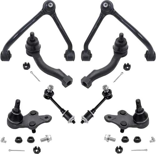 Vista 282 de Detroit Axle - Kit de brazos de control de extremo de 8 piezas para Toyota 2001-2003 Highlander 2002-2003 Camry Lexus ES300, 2 conjuntos de brazos