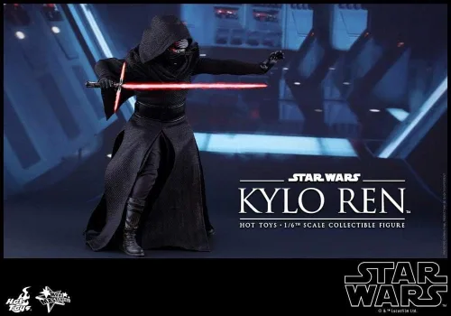 Vista 3 de Star Wars: The Force Awakens Kylo Ren figura coleccionable a escala 1/6