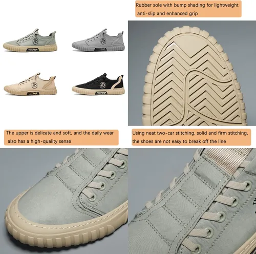 Vista 6 de AngryMonkey Hopomart - Zapatos deportivos de verano transpirables para hombre, antideslizantes, para viajes al aire libre, tenis deportivos