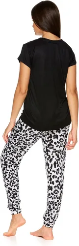 Vista 3 de bebe Conjunto de ropa de dormir de pijama y pantalones de descanso para mujer