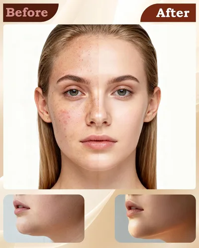 Vista 5 de Cepillo facial de contorno linfático, cepillo seco para masajeador de drenaje linfático