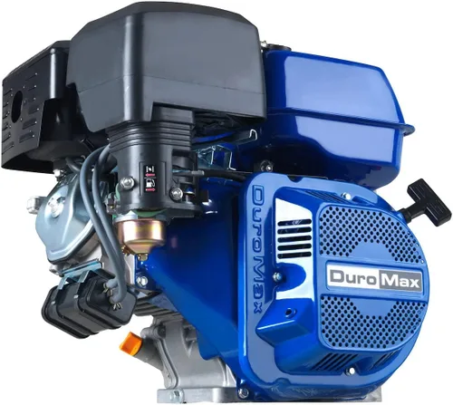 Vista 16 de DuroMax XP23HPE 713cc - Motor V-doble de arranque eléctrico a gasolina de eje horizontal de 1 pulgada, multiusos