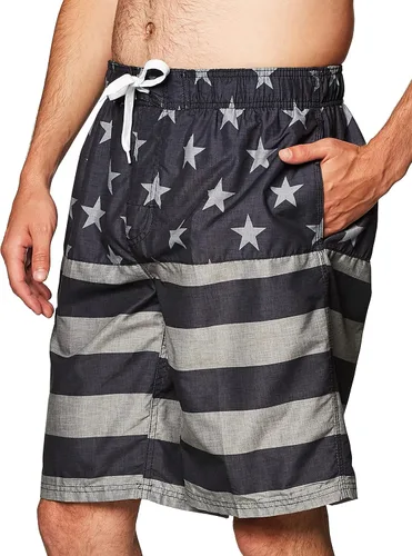 Vista 2 de Kanu Surf Men's Infinite Swim Trunks (Regular & Extended Sizes)