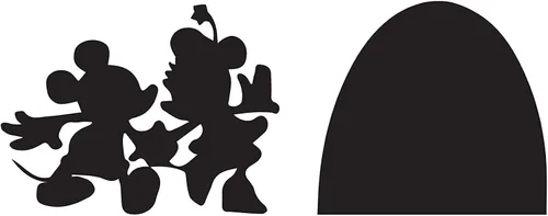 Vista 4 de Agile-Solutions - Calcomanías de ratón para pared (9.5 x 4.5 pulgadas), diseño de Mickey Mouse, 1 unidad