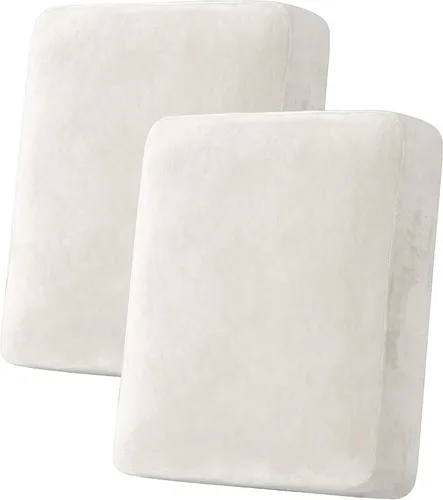 Vista 119 de H.VERSAILTEX Funda de cojín elástica de terciopelo para sofá, funda de cojín de felpa para cojines de silla, protector de muebles, cojín de asiento