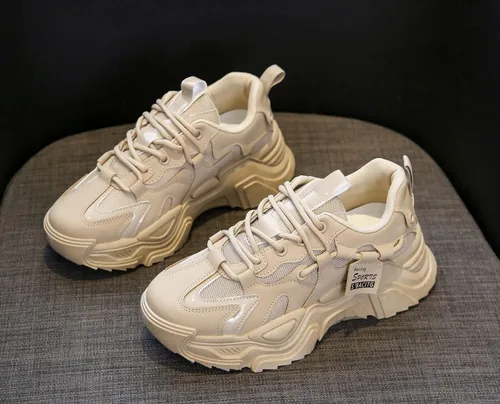 Vista 2 de VAXAV Tenis de plataforma de malla transpirable para mujer, zapatos casuales para correr, caminar, 5.5-8.5