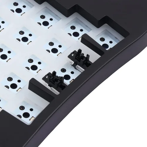 Vista 6 de EPOMAKER Feker Alice Layout Gasket - Kit de teclado inalámbrico con cable de 68 teclas intercambiables en caliente Bluetooth2.4 Ghztipo C